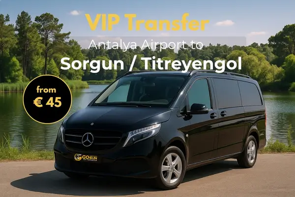 Private Transfers from Antalya Airport to Sorgun – Titreyengol (Manavgat)
